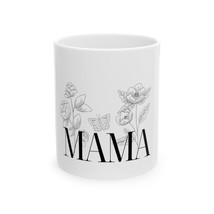 Floral Mama Ceramic Mug - Perfect Gift for Mother&#39;s Day, Mom Coffee Love... - $264.67 MXN+
