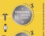 Toshiba CR2025 3 Volt Lithium Coin Battery (10 pcs) - £3.92 GBP+