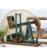 Western Rustic Nodding Donkey Pumpjack Oil Derrick Rig Wine Bottle Holde... - $41.99