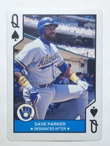 Dave Parker 1990 MLB All Stars Playing Card Milwaukee Brewers Baseball Card - £0.93 GBP
