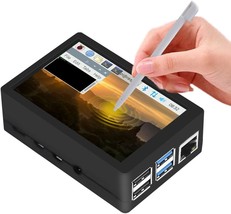 3.5 inch Touch Screen with Case for Raspberry Pi 4 with and Heatsinks 32... - £42.27 GBP