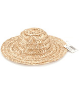 Wall Hanging Hat Round Crown Top Natural 12 Inches - £16.88 GBP