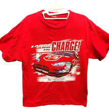 Mens Graphic T-Shirt Red Size Large Chest Is 36 Large And In Charge Shor... - £7.32 GBP