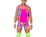 Retro Skating Costume Set Vest Visor Shorts Sweatbands Kneepads Barbie K... - £56.67 GBP