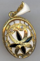 Russische Kunst Anhänger Mit Schwarz,Weiß und Gold X W / Elaberate Desig... - $1,003.28 MXN