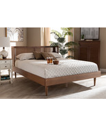 Sedona Ash Wanut and Synthetic Rattan King Bed w/Wrap-Around Headboard - $945.00