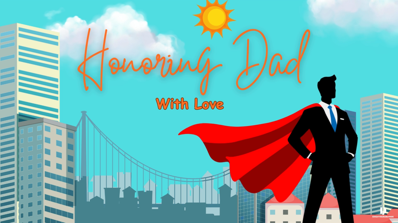 Ecard for Father&#39;s Day - Title: Honoring Dad With Love Happy Father&#39;s Day - $1.99