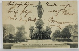 France Paris Le Triomphe de la Republique Place de la Nation 1903 Postcard R11 - £5.55 GBP