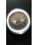 Mexico Genuine 1898 Mo-A.M. Un Peso in AU Condition with remaining Luste... - $80.00