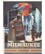 Milwaukee Information Portfolio Walking Tour Map Points of Interest  - £21.80 GBP