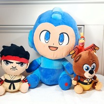Stubbins plush set 3 Banjo-Kazooie Mega Man Ryu Street Fighter soft doll Capcom - £24.39 GBP