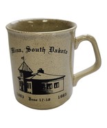 Mina South Dakota Coffee Mug 1883-1983 Centennial Souvenir Vintage Cup - $230.10 MXN