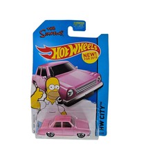 Hot Wheels City The Simpsons Pink Family Car 56/250 - $14.99