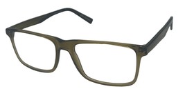 John Varvatos Rectangle Mens Olive Eyewear Plastic Frame V374  55mm - £71.09 GBP