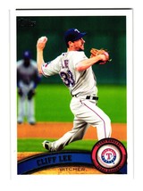 2011 Topps Baseball Cliff Lee 103 Texas Rangers Pitcher Card Collector - £2.35 GBP