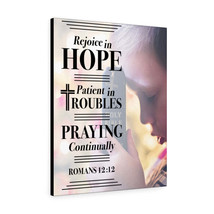  Rejoice in Hope Romanss 12:12 Christian Home Decor Bible Art Un - £67.60 GBP+