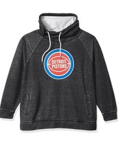 NBA Detroit Pistons Spiral Pullover Sweatshirt Womens Plus Sizes Charcoal Grey - £16.28 GBP