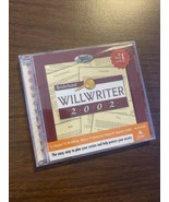 NIB Vintage 2002 Will Writer CD Rom Sealed - $187.97 MXN