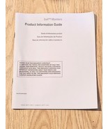 Vintage Dell Monitors Product Information Guide 2005  - $184.10 MXN