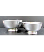 Set of Two Reed &amp; Barton Paul Revere Silver Plate Bowls Numbers 103 and 104 - $2,527.59 MXN