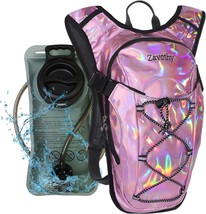 Essential For Festivals, This Reflective Hydration Backpack Features A 2 Liter - £29.15 GBP