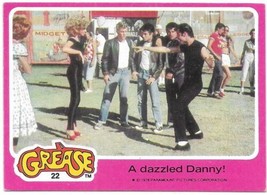 Grease Movie Trading Card #22 A Dazzled Danny! Topps 1978 VERY NICE - £1.19 GBP