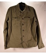 Slate &amp; Stone Mens Cole Button Front LS Shirt Green M - $47.39 CAD