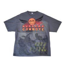 Nuclear Cowboyz Tour T-shirt Mens XL Extra Large Gray Dirt Bike Freestyle - £10.89 GBP