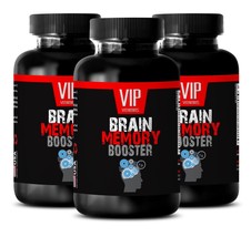 immune support system - BRAIN MEMORY BOOSTER - ginkgo biloba complex - 3 Bottles - £27.29 GBP