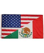 USA Mexico Friendship Flag 2 - 3x5 Ft - €15,44 EUR