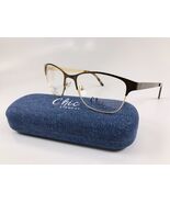 New Chic Matte Brown SADIE Eyeglasses 56mm with Case For The Stylish Lar... - $59.35