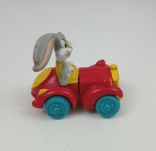 Vintage 1992 Warner Bros.Looney Toons Bugs Bunny In Red Extendable Car 2.5&quot; Tall - £3.79 GBP