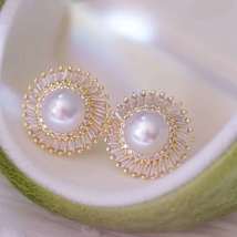 Deep in Heart Sad Freshwater Pearls Earrings H20224765 - £39.96 GBP