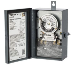 NSI TORK 1103B-O 24 Hour Time Switch, 40A, 120V, DPST, Indoor/Outdoor - £117.52 GBP