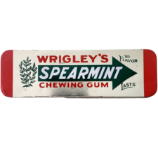 2010s Wrigley&#39;s Spearmint Gum Large Tin Candy Advertisement Collectible ... - $19.99