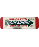 2010s Wrigley&#39;s Spearmint Gum Large Tin Candy Advertisement Collectible ... - $27.41 CAD
