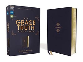 NIV, The Grace and Truth Study Bible, Leathersoft, Navy, Red Letter, Comfort Pri - £58.96 GBP