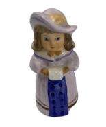 Gorham Bone China Doll Thimble Pastel Purple Dress By Maruri T-8 - $7.59