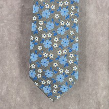 Nautica Blue Gray White Floral 100% Polyester Men&#39;s Neck Tie NWOT - $45.00