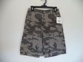 Boy's Camouflage Canyon River Blues Cargo Shorts. Size 12. 100% Cotton. - $16.83