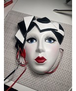 CERAMIC PAINTED MASQUERADE MASK CARNIVAL MASK WALL DECORATIVE - $888.57 MXN