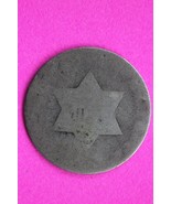 Dateless Trime 3 Three Cent Silver Dime Low Grade Bent Cull Exact Coin S... - $25.74 CAD