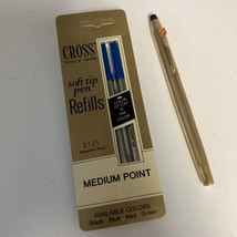 Cross Soft Tip Pen 1/20 12K Gold Filled Ralston Purina Checkerboard Logo - £37.54 GBP