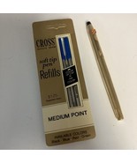 Cross Soft Tip Pen 1/20 12K Gold Filled Ralston Purina Checkerboard Logo - $47.47