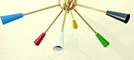 Multi-Color 6 Arm Half Flush Brass Chandelier Decorative Modern Lights-
... - $84.66