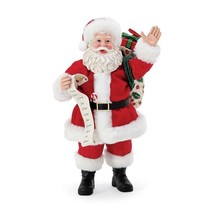 Possible Dreams Santa Statue Waving with Christmas List 10&quot; High Department 56 - £57.66 GBP