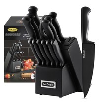 McCook® Knife SetsGerman Stainless Steel Knife Block Sets with Built-in ... - $102.58