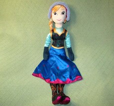 25&quot; Frozen Princess Anna Doll Disney Plush Large Stuffed Character Satin Dress - £15.14 GBP