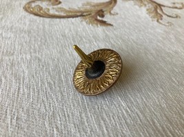 Spinning Top with Golden Sunflower and Unique Floral Pattern Exclusive Handmade  - £39.31 GBP