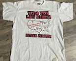 VTG Texas Tech Lady Raiders National Champs 90s Single Stitch T-Shirt XL... - $45.46